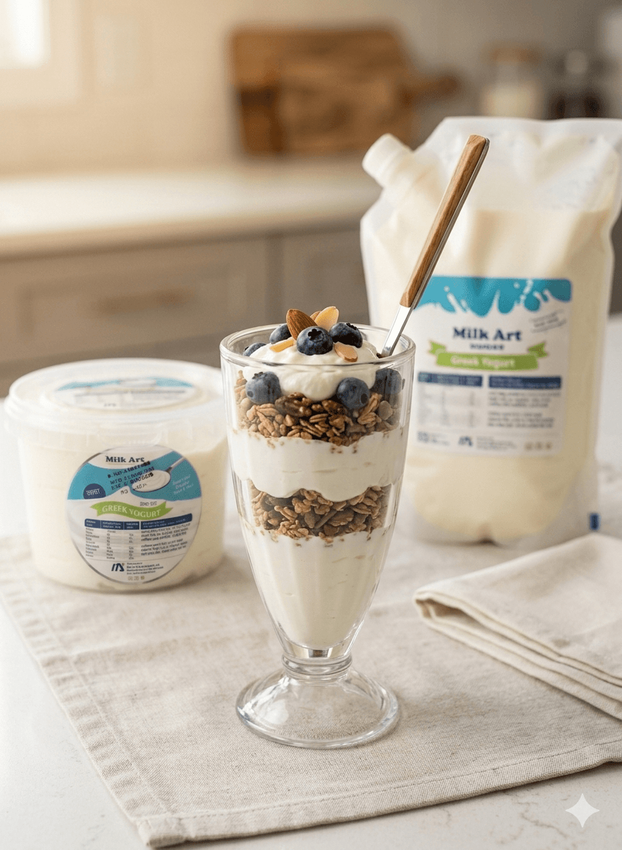 Milkart product range showcasing pure dairy goodness